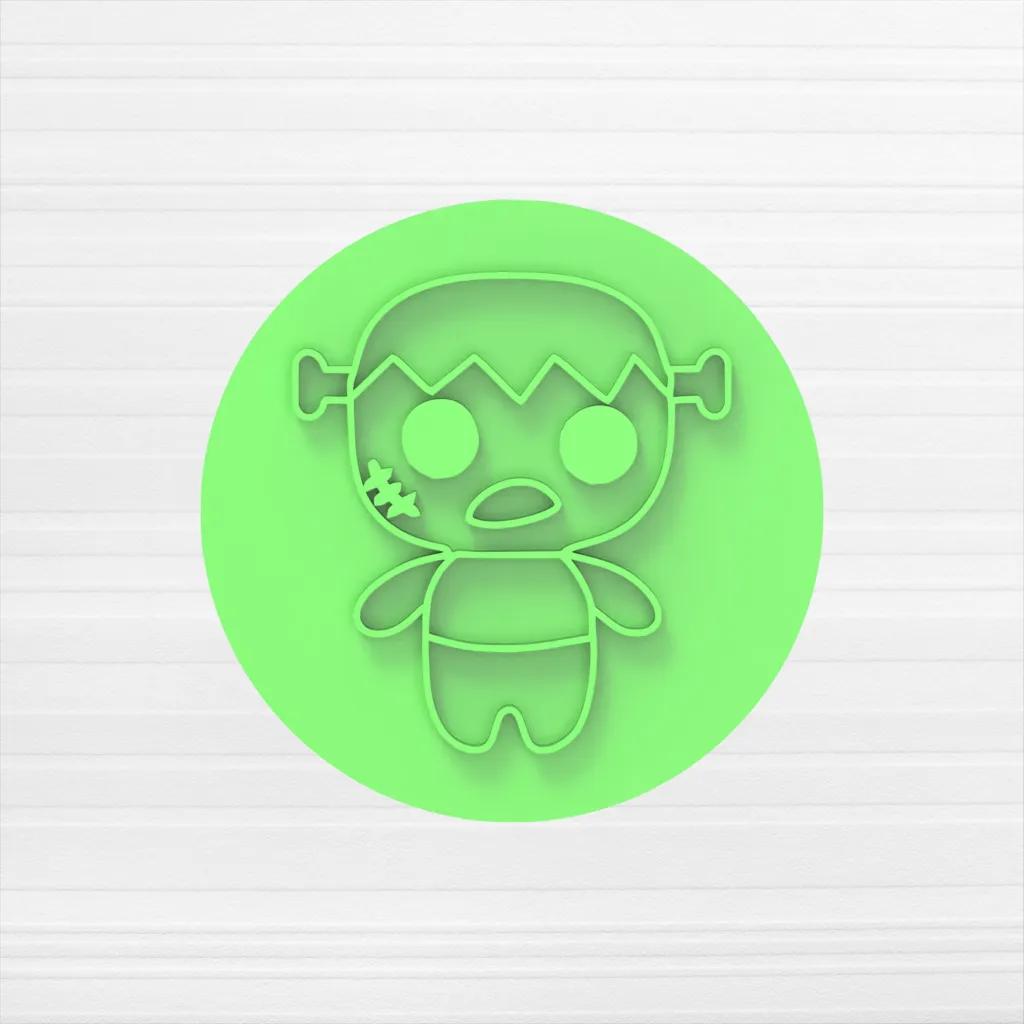 Sello Frankenstein - Halloween